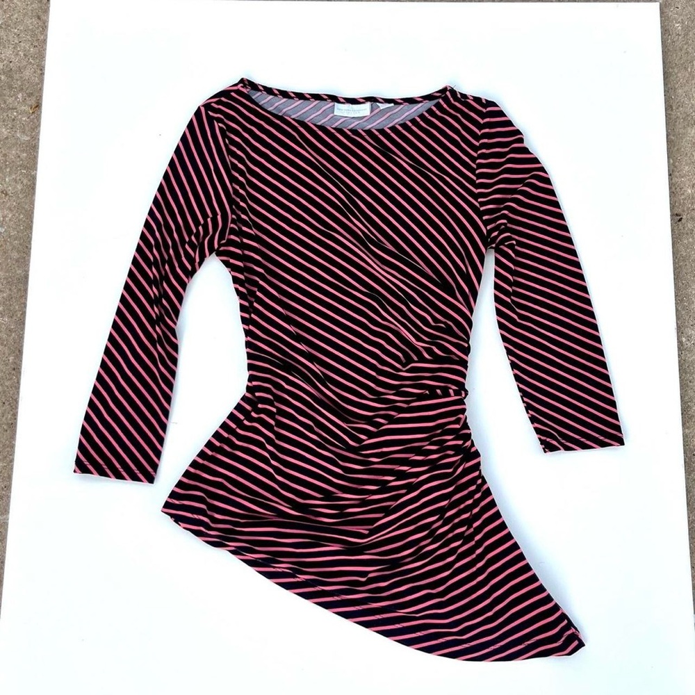 Striped Asymmetrical Top - Picture 4 of 4